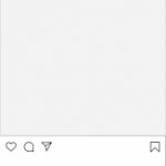 Blank Instagram post template