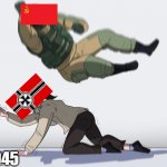World War II baby | 1945 | image tagged in rainbow six - fuze the hostage | made w/ Imgflip meme maker