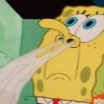 SpongeBob smelling
