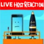 live host reaction template