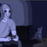 Wojak sitting on couch template
