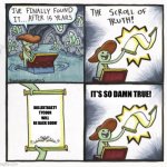 Official Announcement from MemesRCT’s The Scroll of Truth | IT’S SO DAMN TRUE! ROLLERTOASTY TYCOON WILL BE BACK SOON! | image tagged in the scroll of truth alternative version,rollertoasty tycoon,memes,the scroll of truth,announcement | made w/ Imgflip meme maker