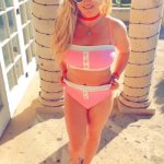 Britney Spears pink bikini