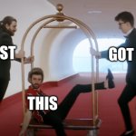 Ajr | I JUST; GOT INTO; THIS; band | image tagged in ajr | made w/ Imgflip meme maker