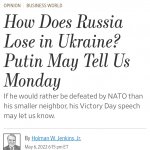 How does Russia lose in Ukraine