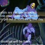 Skeletor disturbing facts Meme Generator - Imgflip