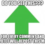 upvotes and comments meme