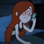 Wendy and Soos on The Phone(Gravity Falls)