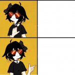 GothicTransFemme Drake Style Meme Template