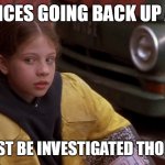 This Must Be Investigated Thoroughly | GAS PRICES GOING BACK UP AGAIN? THIS MUST BE INVESTIGATED THOROUGHLY | image tagged in this must be investigated thoroughly,meme,memes,humor,gas prices | made w/ Imgflip meme maker