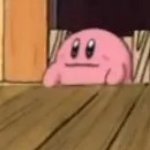 Kirby Sitting meme