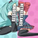 noice | BELGIUM; NETHERLANDS | image tagged in vocaloid,belgium,netherlands | made w/ Imgflip meme maker