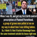 Pro-choice protest of Kavanaugh