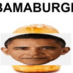 obamaburger template meme