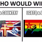 God & country vs. LGBTQ & Lenin