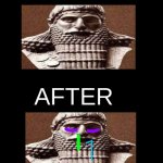 Social Studies Class meme | image tagged in before and after sick/tired ancient king | made w/ Imgflip meme maker