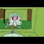 Crying squidward template