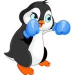 Punch you out Penguin template