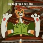 Findus Feets GIF Template
