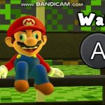 Mario waits for The Bus GIF Template
