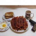 american breakfast template