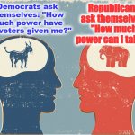 Democrats vs. Republicans democracy meme