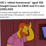 UK’s oldest homeowner meme