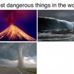 Most Dangerous Things in the World template