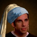 guy with a pearl earring | image tagged in guy with a pearl earring,there's something about mary,ted stroehmann,girl with a pearl earring,art,painting | made w/ Imgflip meme maker