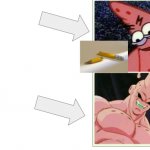 Patrick vs Buff Patrick meme