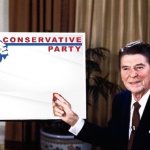 Ronald Reagan Conservative Party announcement meme