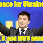 Peace for Ukraine meme