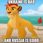 Rare footage | UKRAINE IS BAD; AND RUSSIA IS GOOD | image tagged in rare footage,memes | made w/ Imgflip meme maker