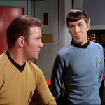 Jim Kirk and Spock
