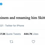 Skittle | I'm buying Eminem and renaming him Skittle | image tagged in elon musk blank tweet,rap | made w/ Imgflip meme maker