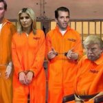 Biden, no, oops, Trump Crime Family orange jail prison meme