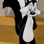 pepe le pew's happy face template
