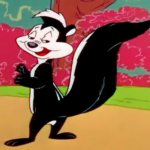pepe le pew's face XD template