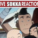 Live sokka reaction meme