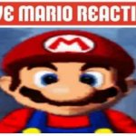 Live Mario reaction