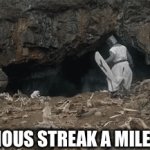 Vicious streak | A VICIOUS STREAK A MILE WIDE | image tagged in gifs,evil smile,rabbit,monty python | made w/ Imgflip video-to-gif maker