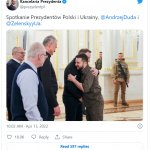 Polish President solidarity with Ukraine meme