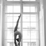 Ballerina in window