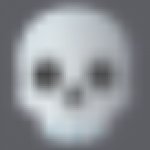 shady skull emoji meme