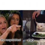 Woman Yelling At Cat | Wash out the recyclables! no | image tagged in memes,woman yelling at cat | made w/ Imgflip meme maker