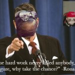 Sloth Ronald Reagan meme