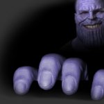 thanos trying to catch template