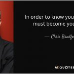 Chris Bradford in order to know your enemy you must become your