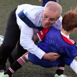 Scott Morrison tackles kid