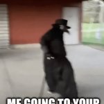 Dapper boi | ME GOING TO YOUR GF'S FUNERAL LIKE: | image tagged in gifs,plague doctor | made w/ Imgflip video-to-gif maker
